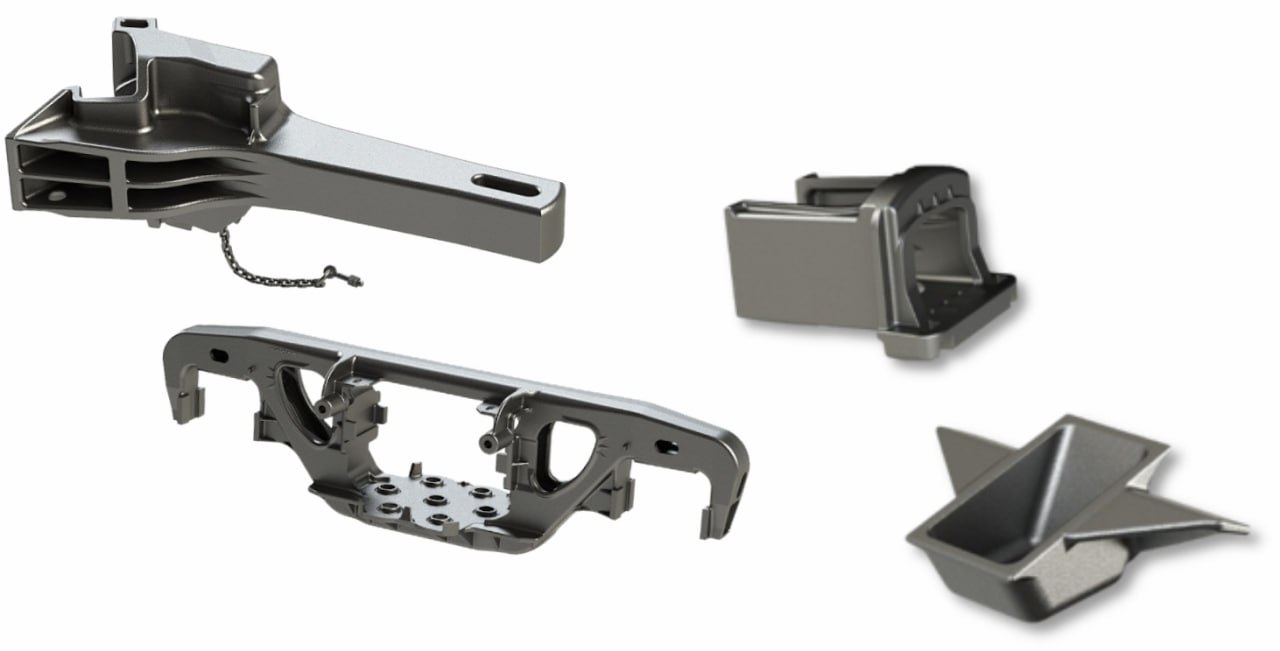 Start the  prodaction of cast parts for freicht railroad trains