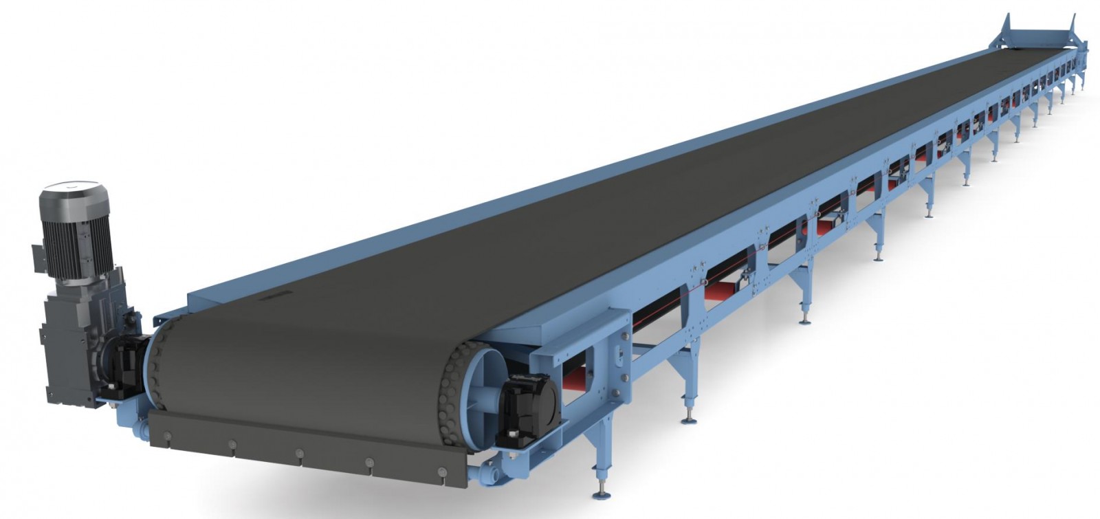 Establishment of production of conveyor belts